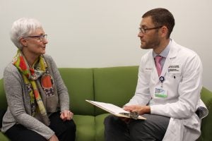 Dr. Joshua Lakin uses the serious illness conversation guide to discuss a patient's goals and values