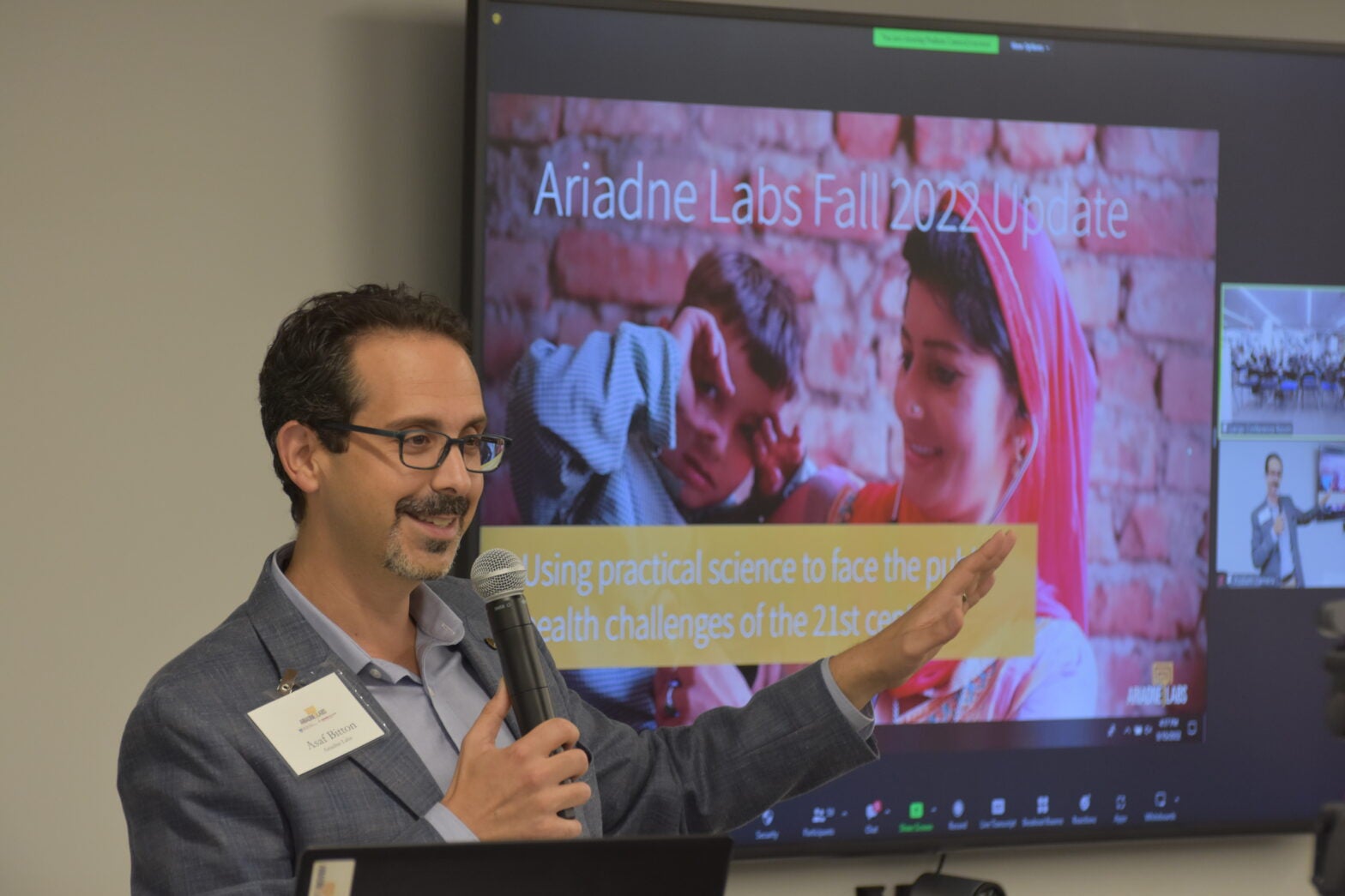 Executive Director Asaf Bitton Delivers an ALM (Ariadne Labs Innovation Meeting) presentation